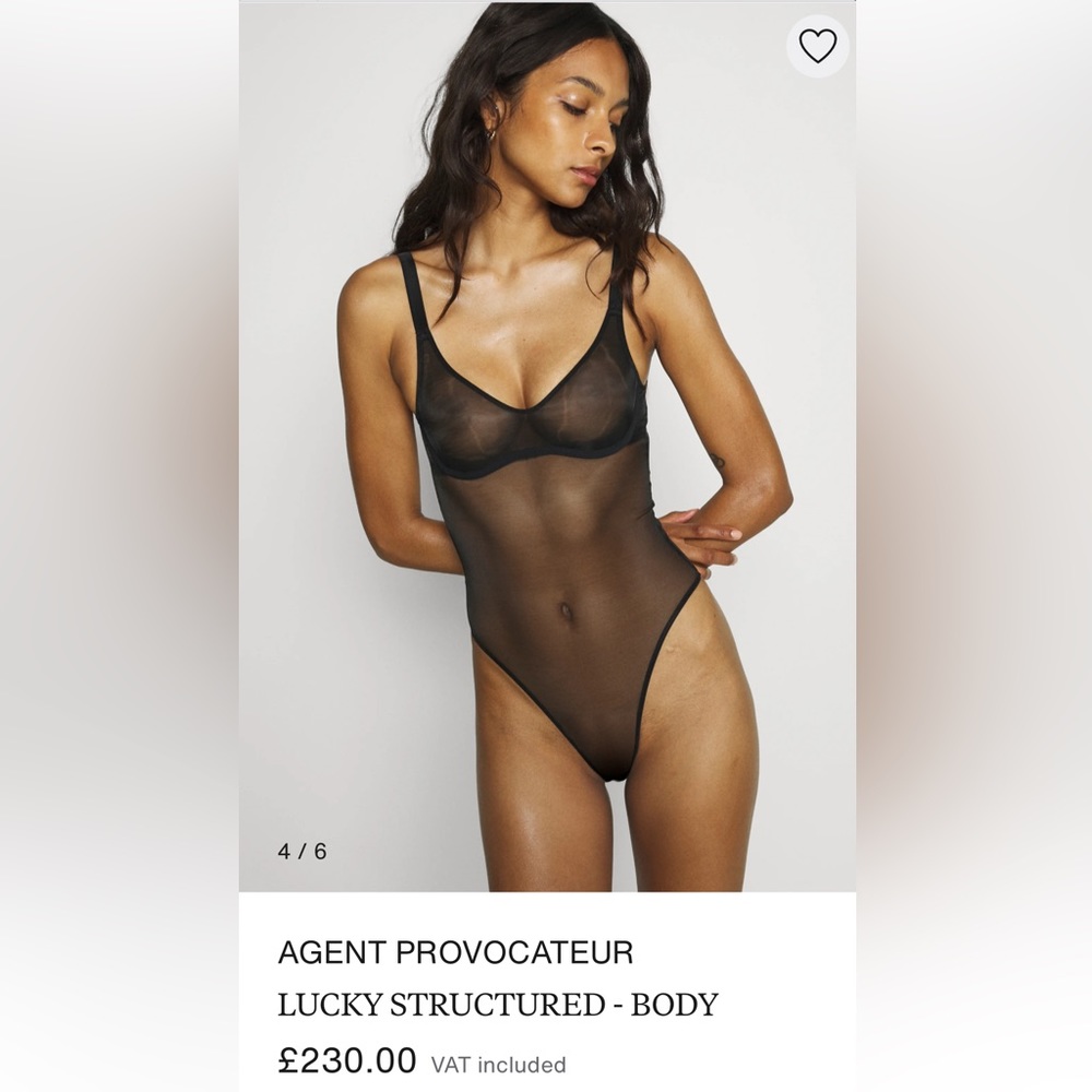 AGENT PROVOCATEUR
LUCKY STRUCTURED - BODYSUIT